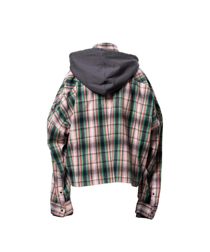 Hoodie Combine Checkered Shirt 27