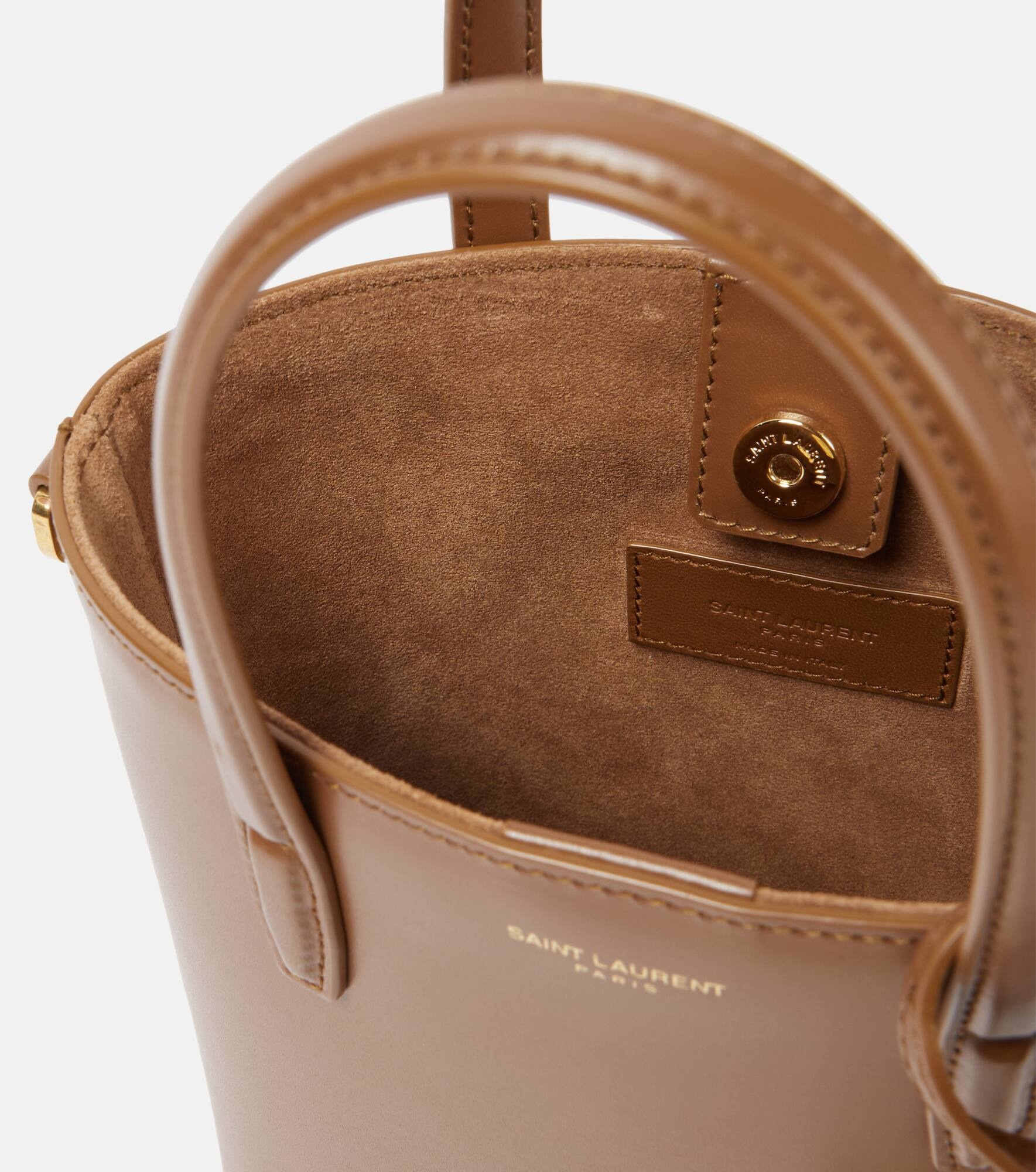 Mini leather tote bag - 3