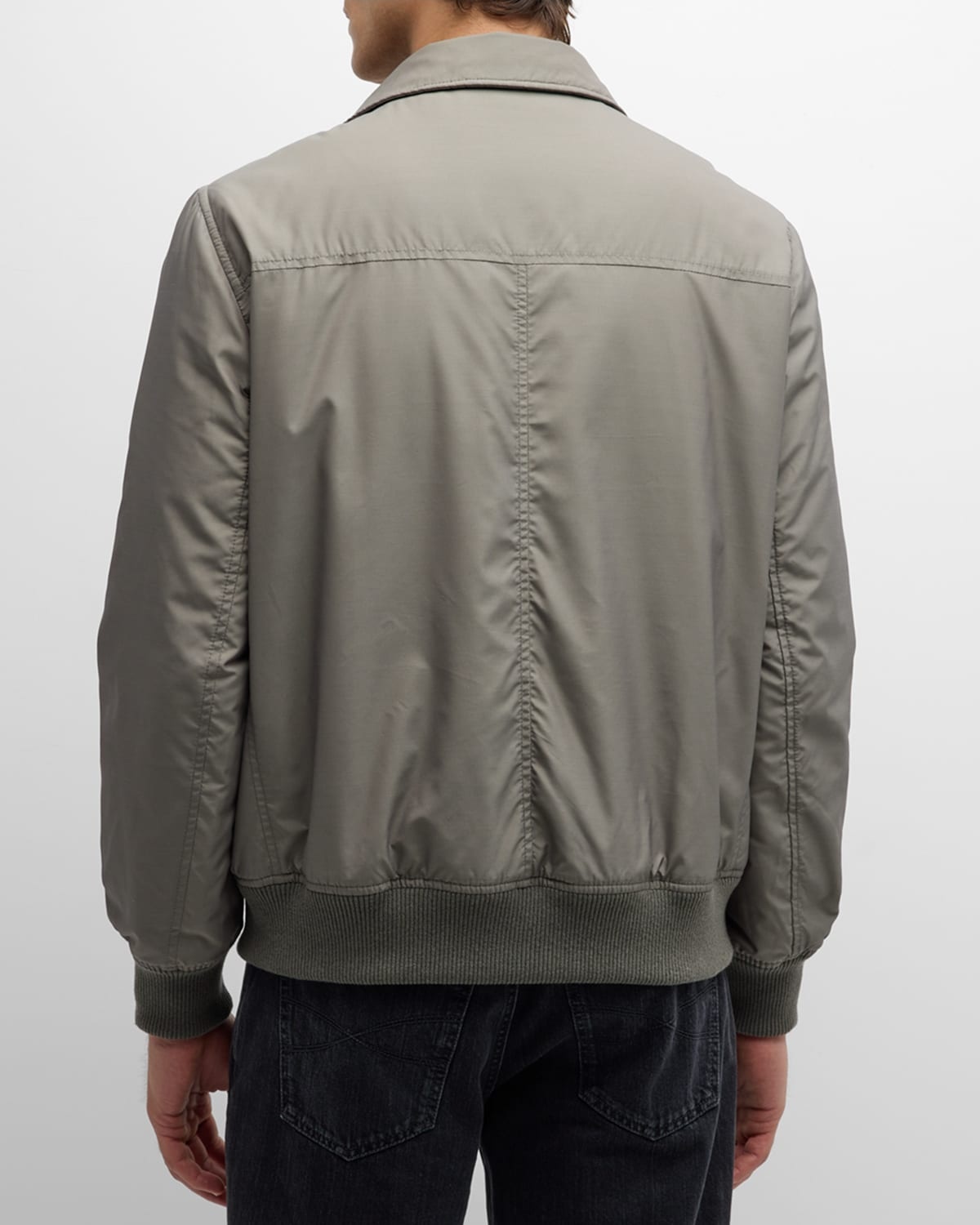 【関税&送料込】Brunello Cucinelli Technical Fabric Windbrea Brunello Cucinelli Windbreaker jacket Brunello Cucinelli