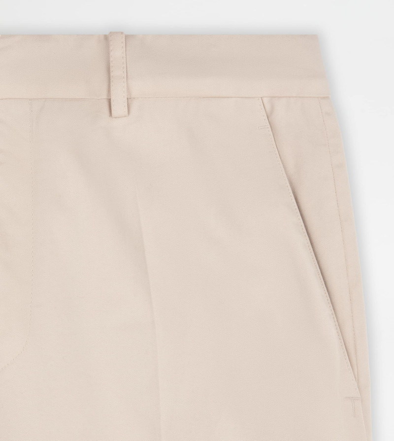 CHINO PANTS IN COTTON - BEIGE 7