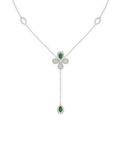 Marchesa FLORAL WHITE GOLD Y NECKLACE outlook