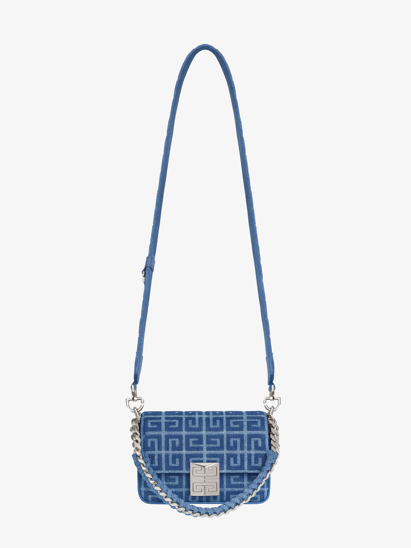 SMALL 4G BAG IN 4G DENIM WITH CHAIN 3
