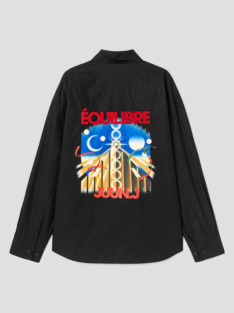 Moon Graphic Shirt - 2