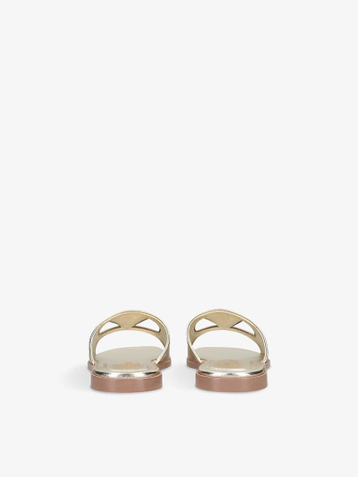 Valentino VLOGO cut-out leather slides outlook