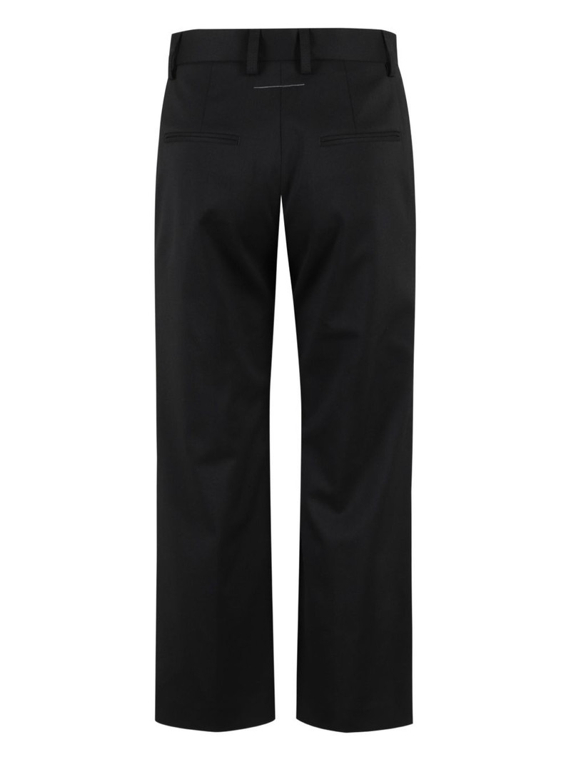MM6 Maison Margiela stitching straight-leg trousers outlook