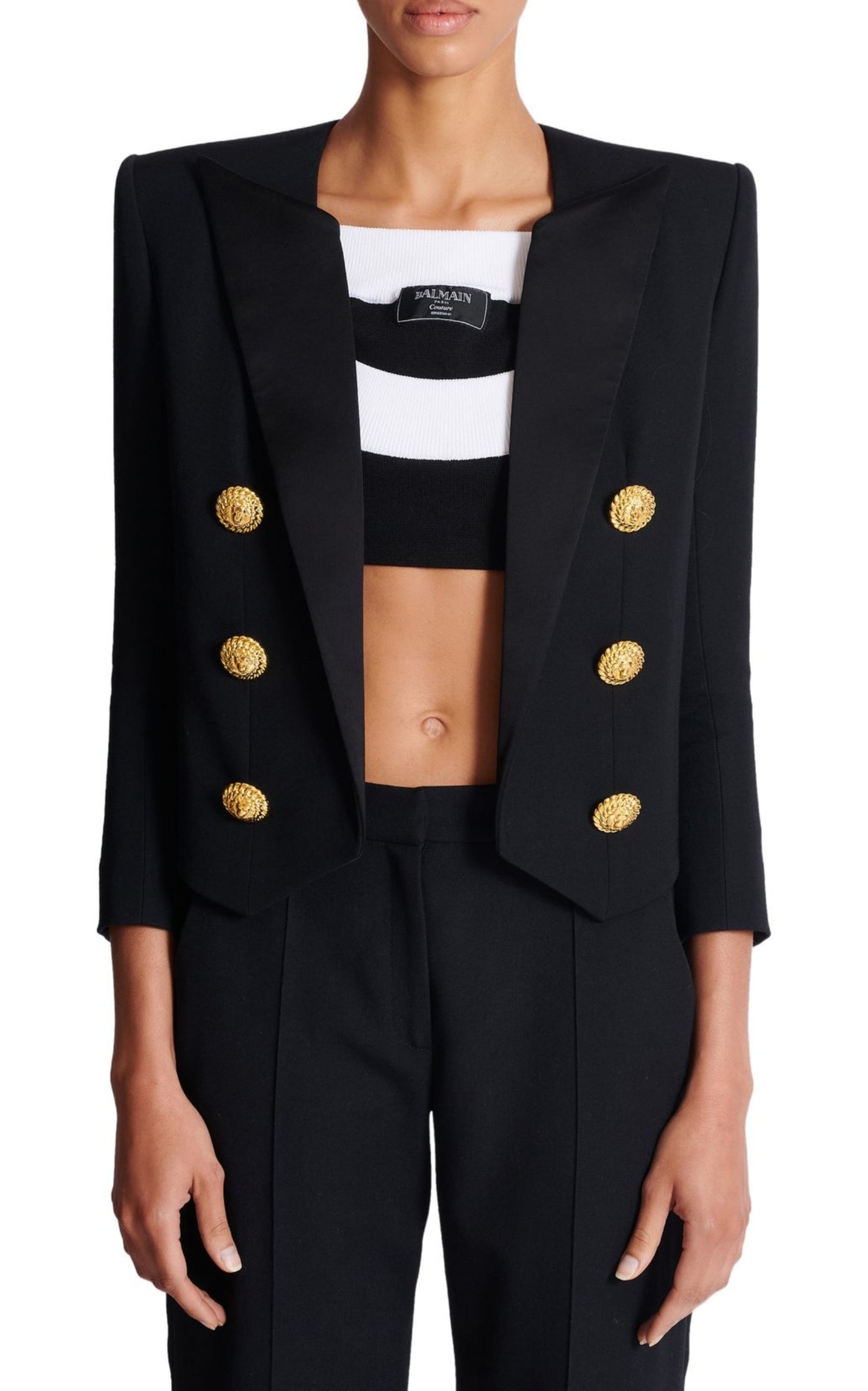 Edge-to-edge 6-button jacket - 5