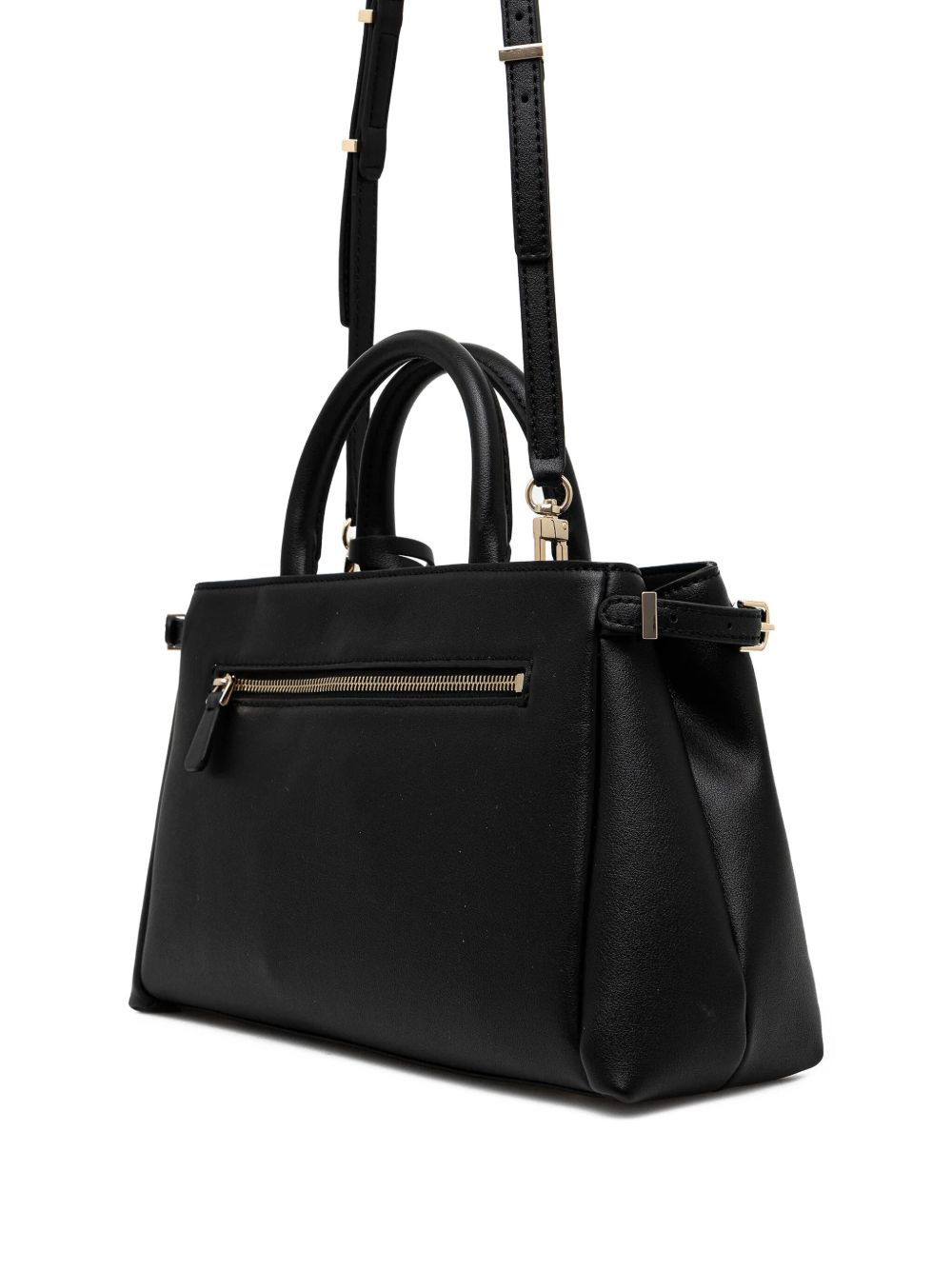 logo-plaque satchel bag - 3