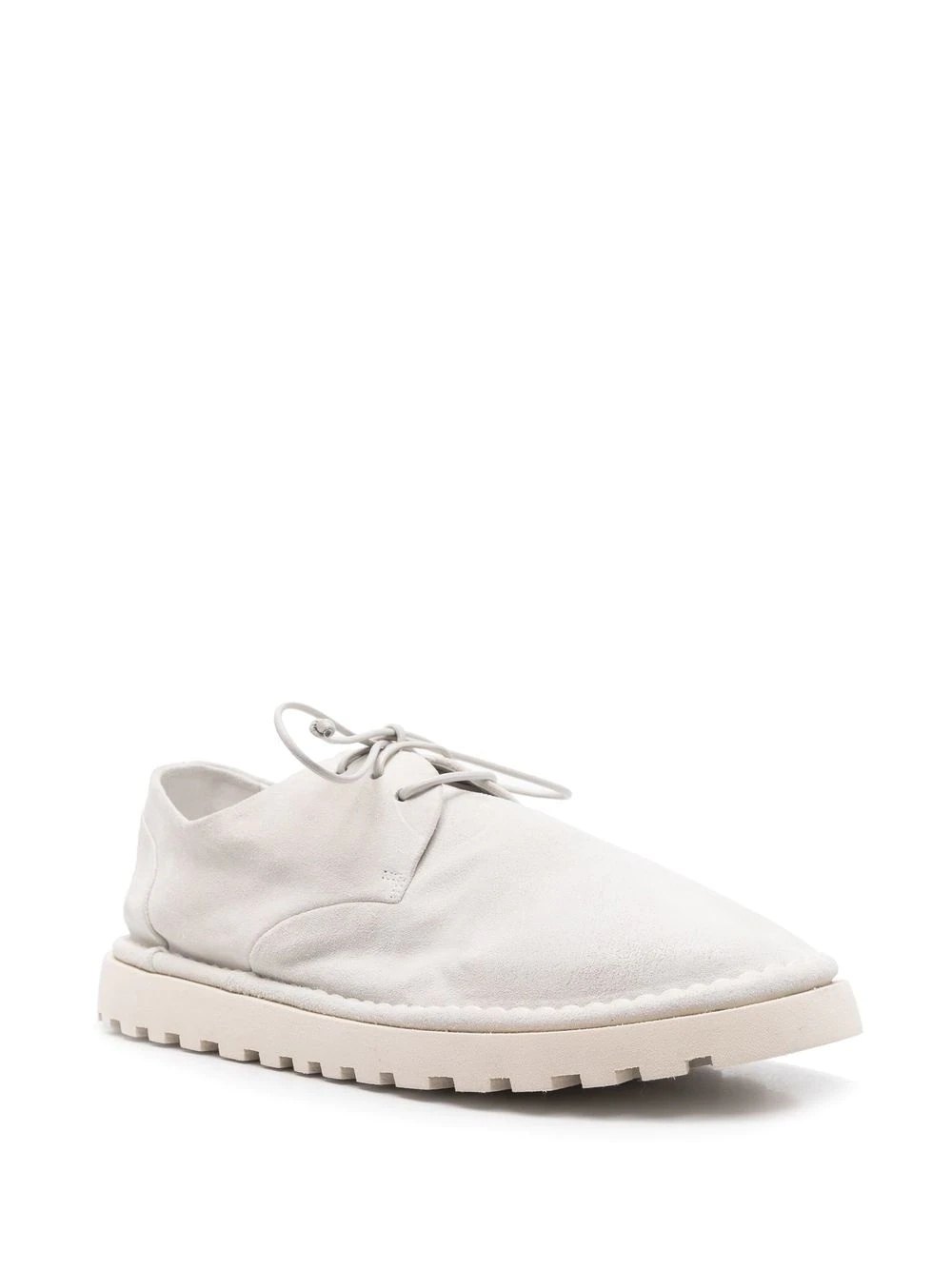 lace-up suede derby shoes - 2
