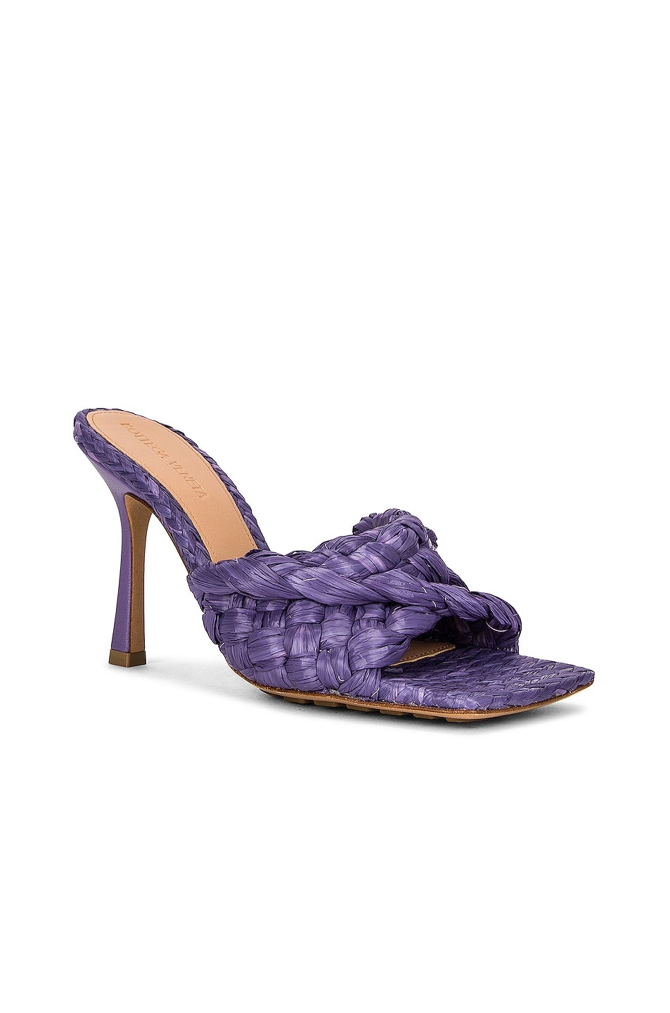 Raffia Stretch Mules - 2