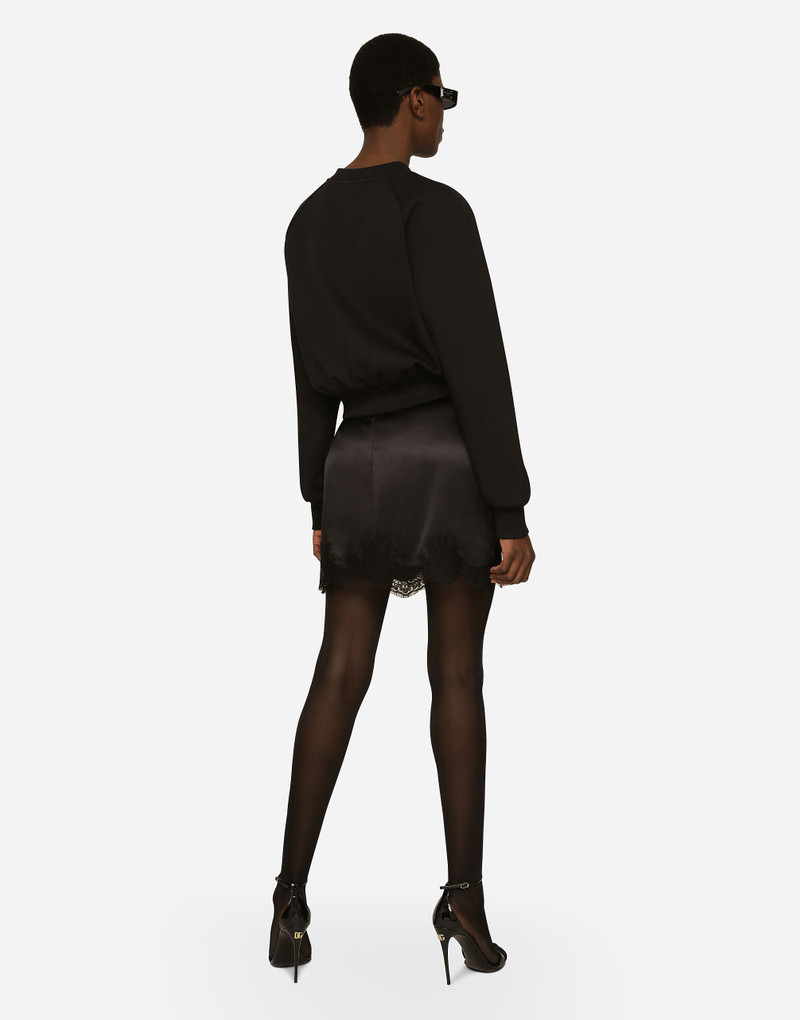 Technical jersey sweatshirt with Dolce&Gabbana tag 3