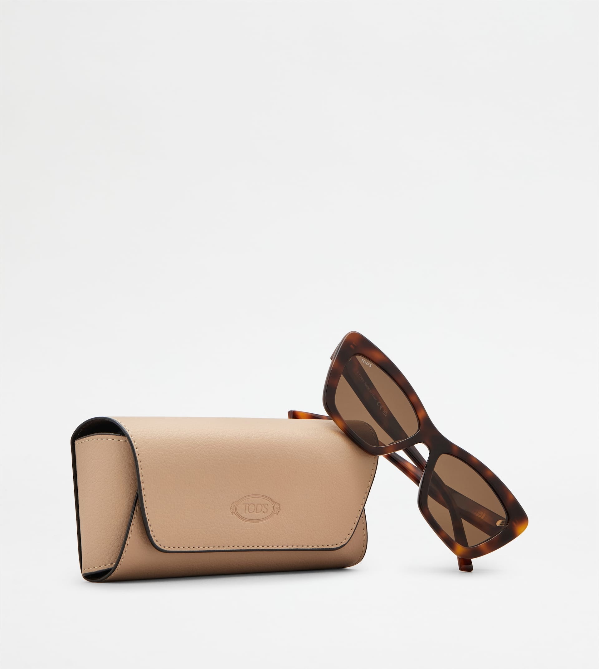 CAT-EYE SUNGLASSES - BROWN - 5