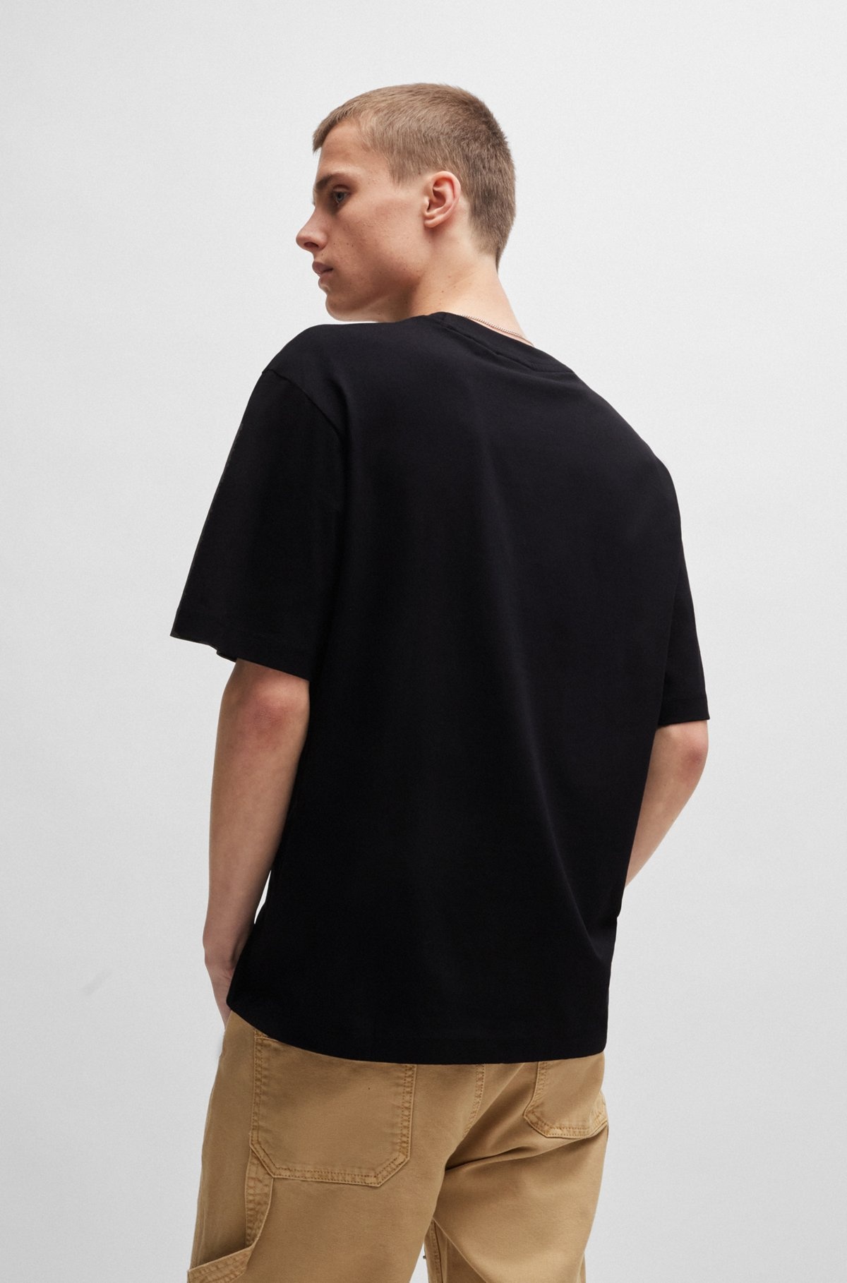 COTTON-JERSEY REGULAR-FIT T-SHIRT WITH SEASONAL GRAPHICS - 5