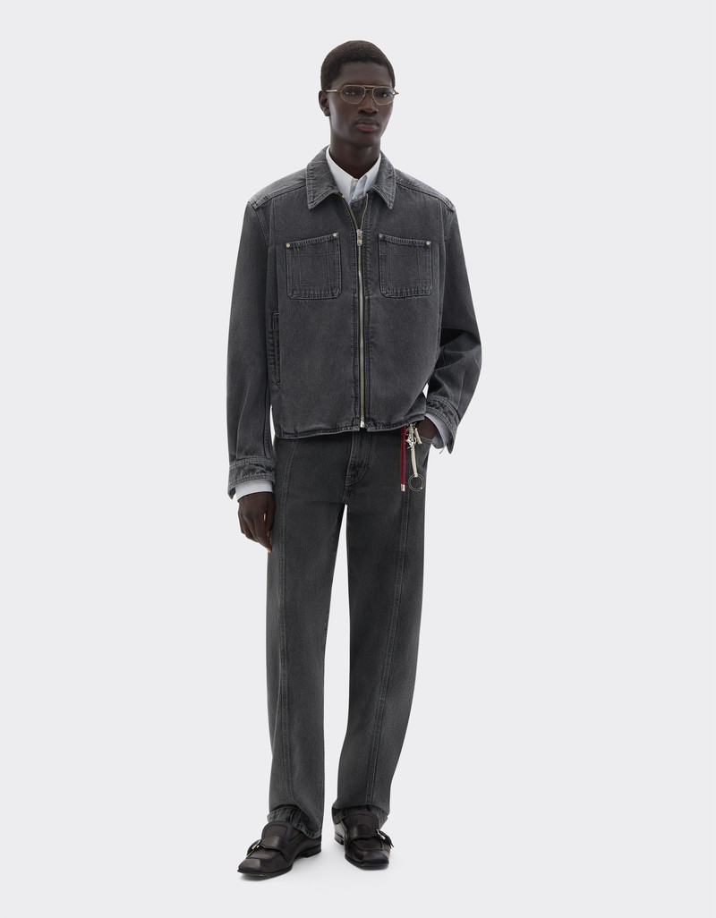 Ferrari Dark marbled denim trousers outlook