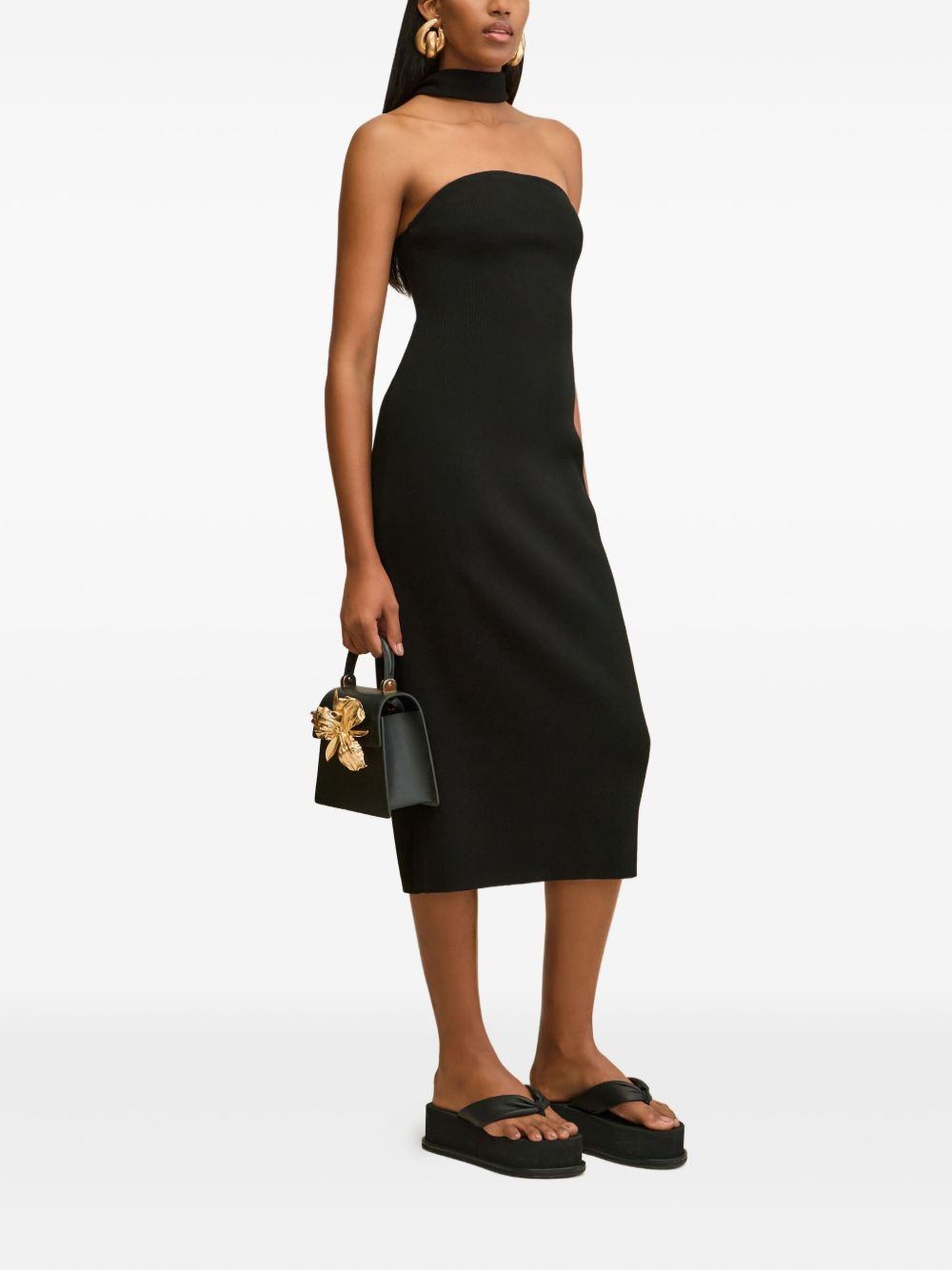 Erika halterneck midi dress - 2