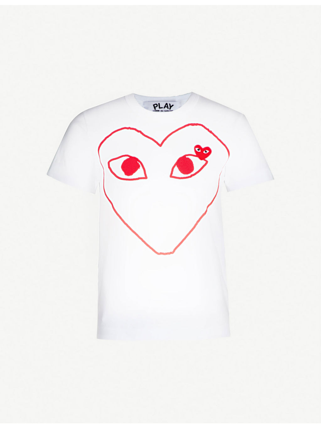 Heart-logo cotton-jersey T-shirt - 1
