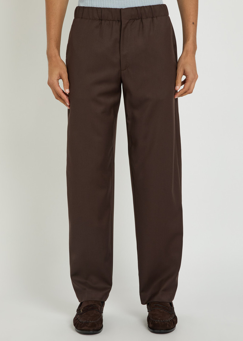 LARDINI Lardini Tapered-leg Cotton Trousers outlook
