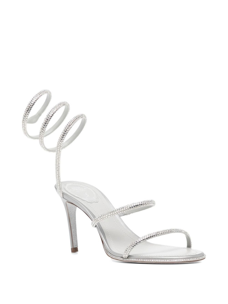 RENE CAOVILLA 100mm Cleo sandals outlook