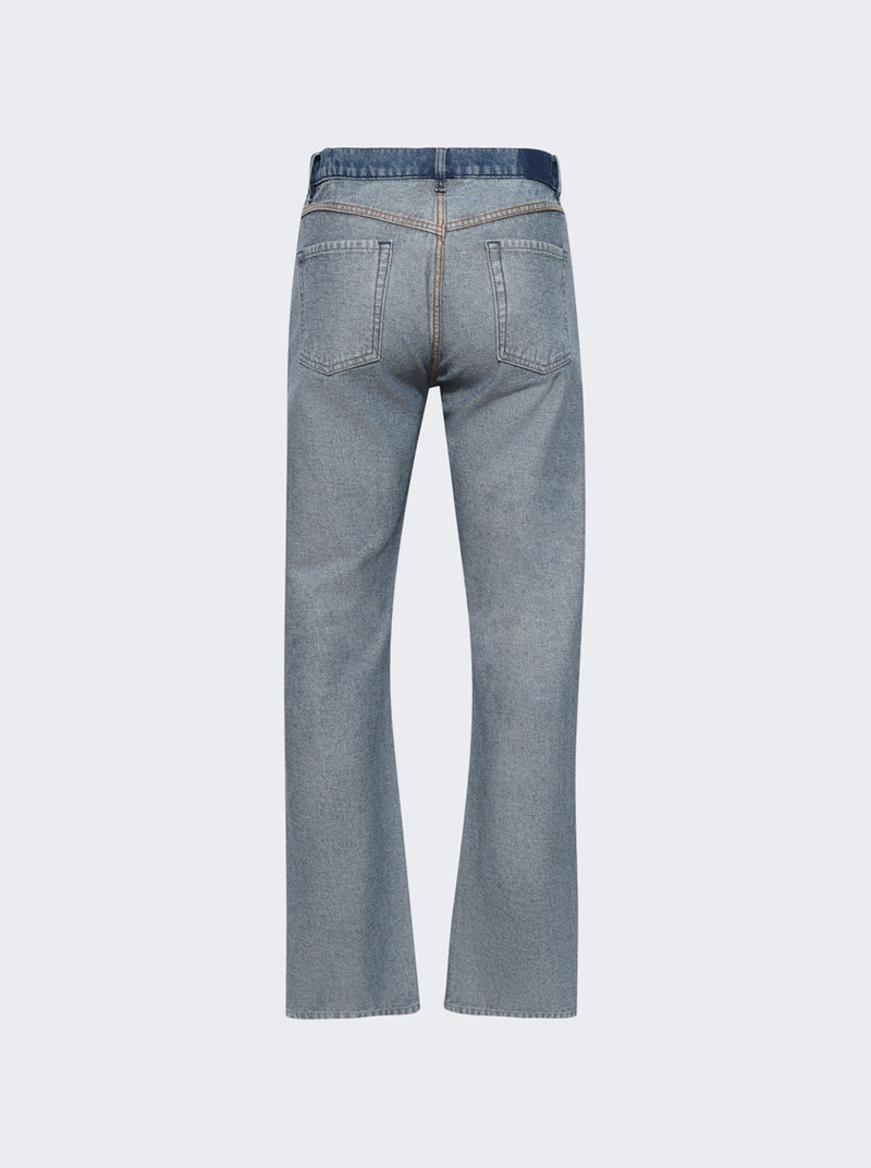 MM6 Maison Margiela Straight Leg Jeans Medium Blue outlook