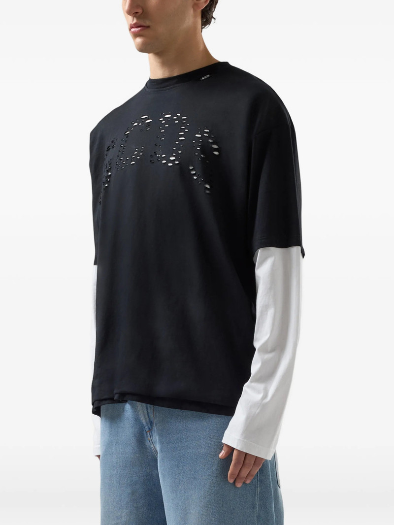 GCDS Gcds Logo-lettering Oversized T-shirt outlook