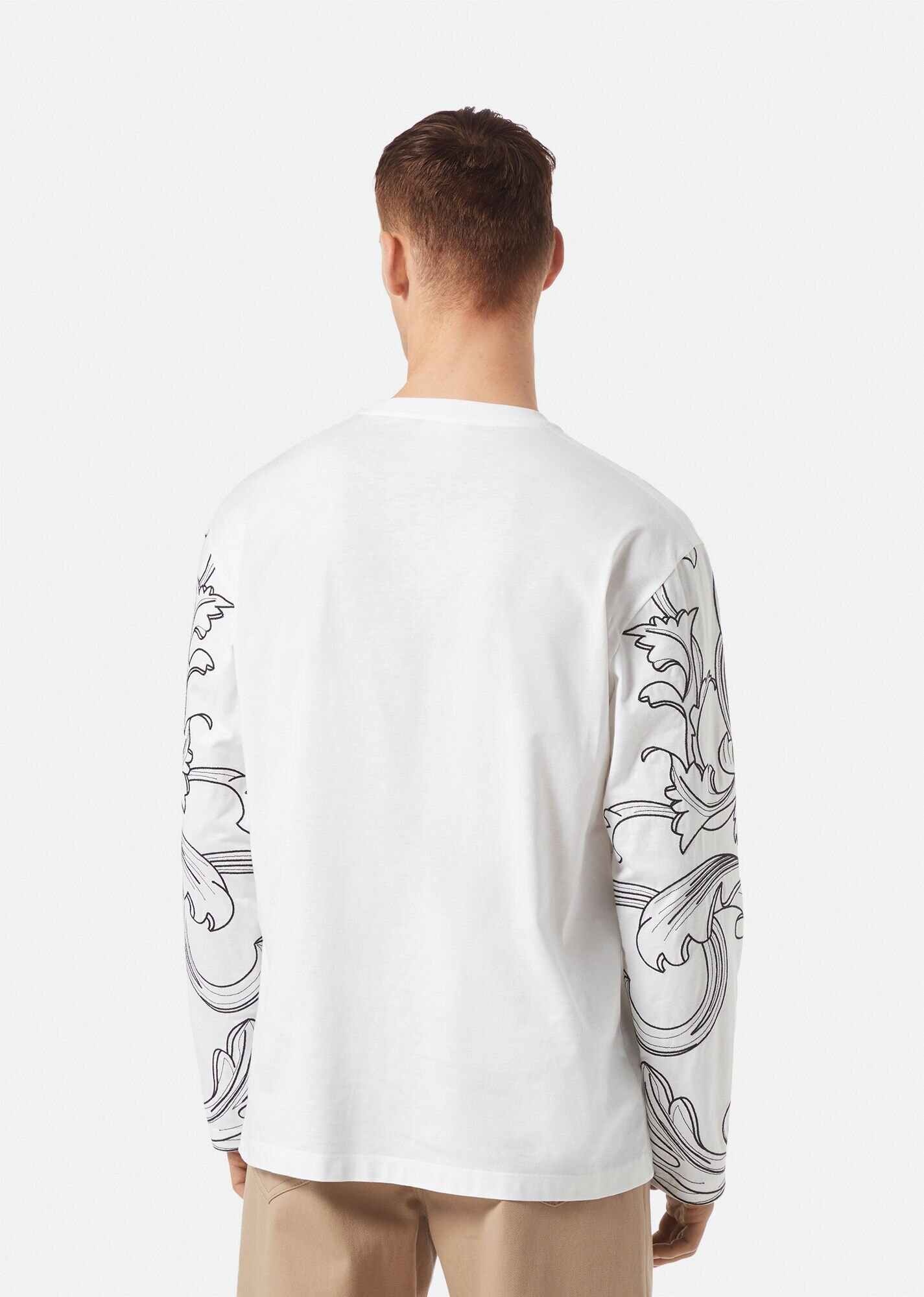 Barocco Embroidered Medusa T-Shirt - 4