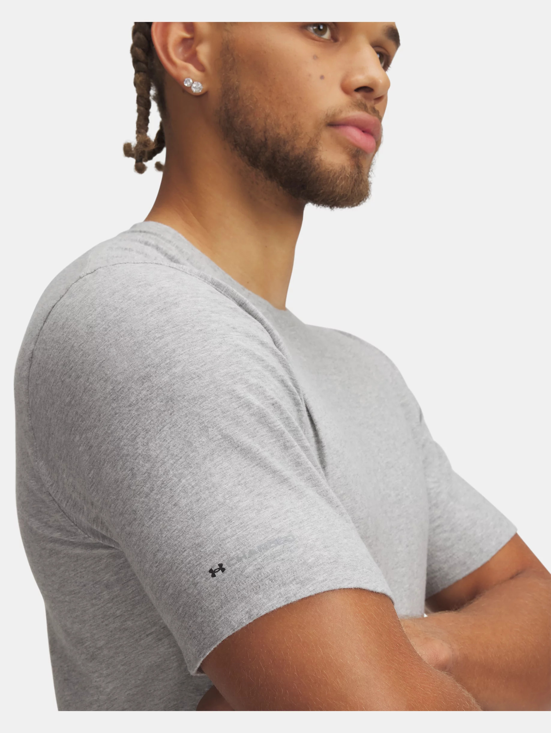 Men's UA Icon Charged Cotton® Short Sleeve - 3