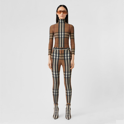 Burberry Check Stretch Jersey Jodhpurs outlook