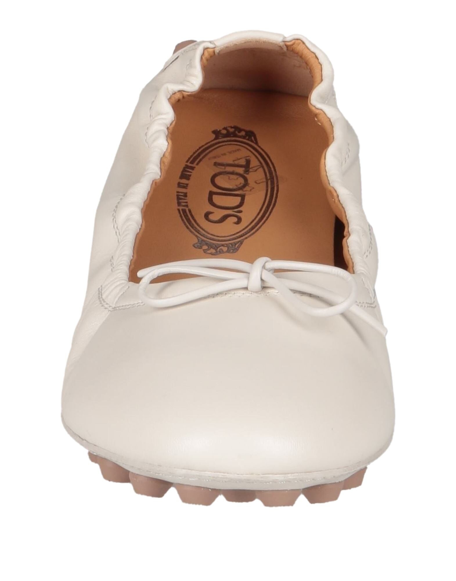 Cream Women's Ballet Flats - 4