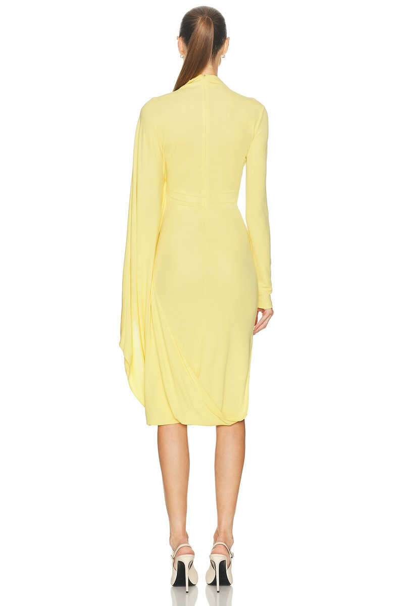 Stella McCartney Crepe Jersey Cape Dress outlook