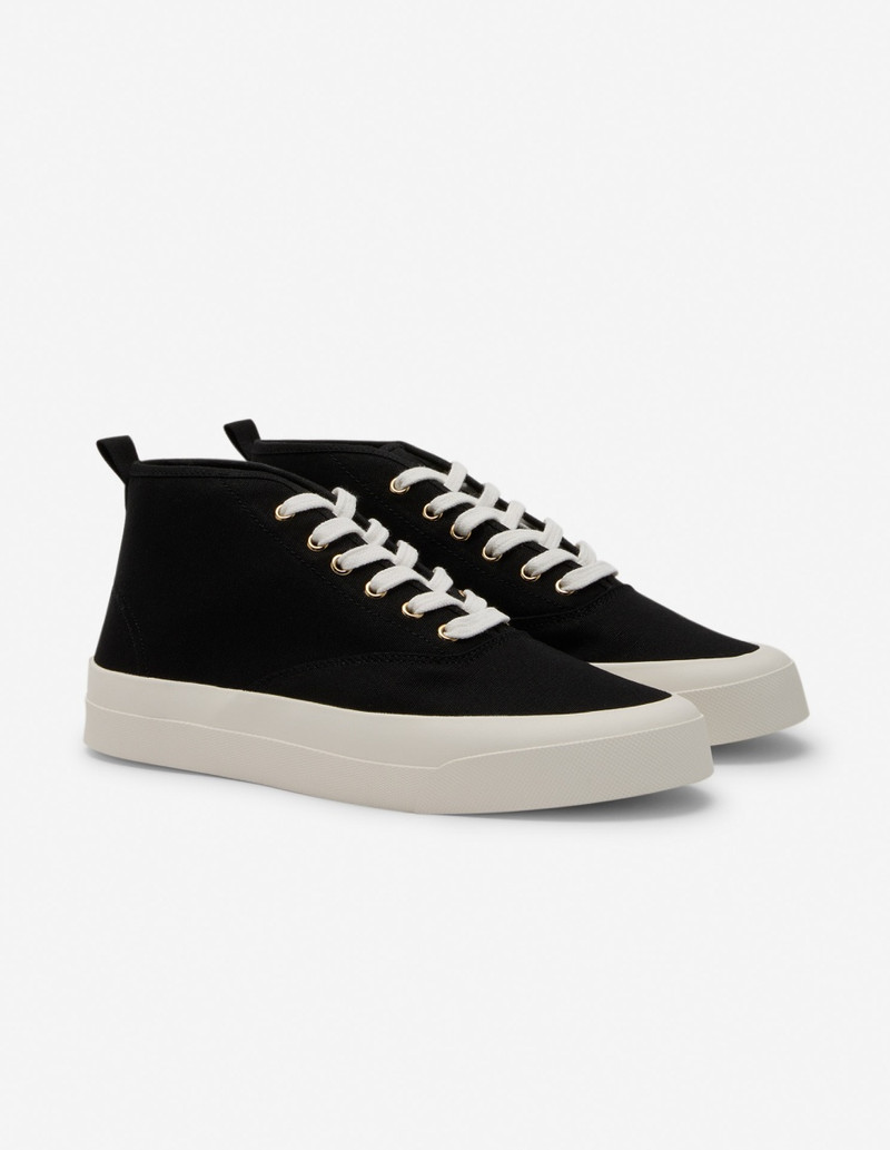 Maison Kitsuné HIGH TOP CANVAS LACE-UP SNEAKERS outlook