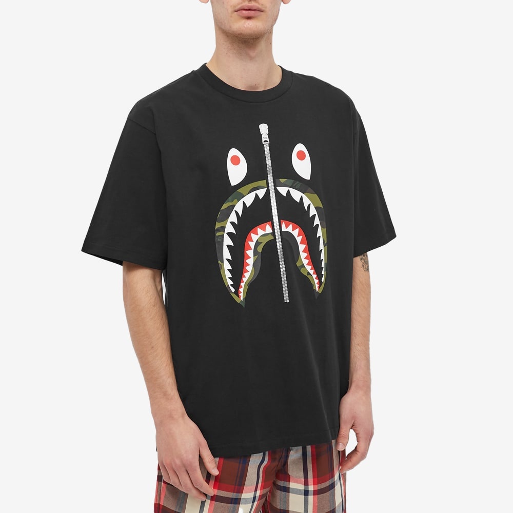 A Bathing Ape 1st Camo Shark RLX Tee - 3