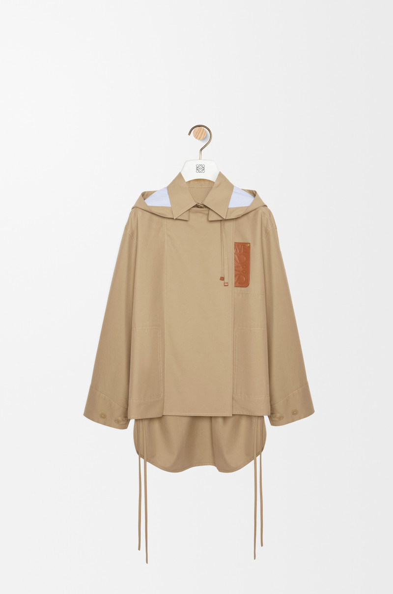 Hooded parka in cotton 1