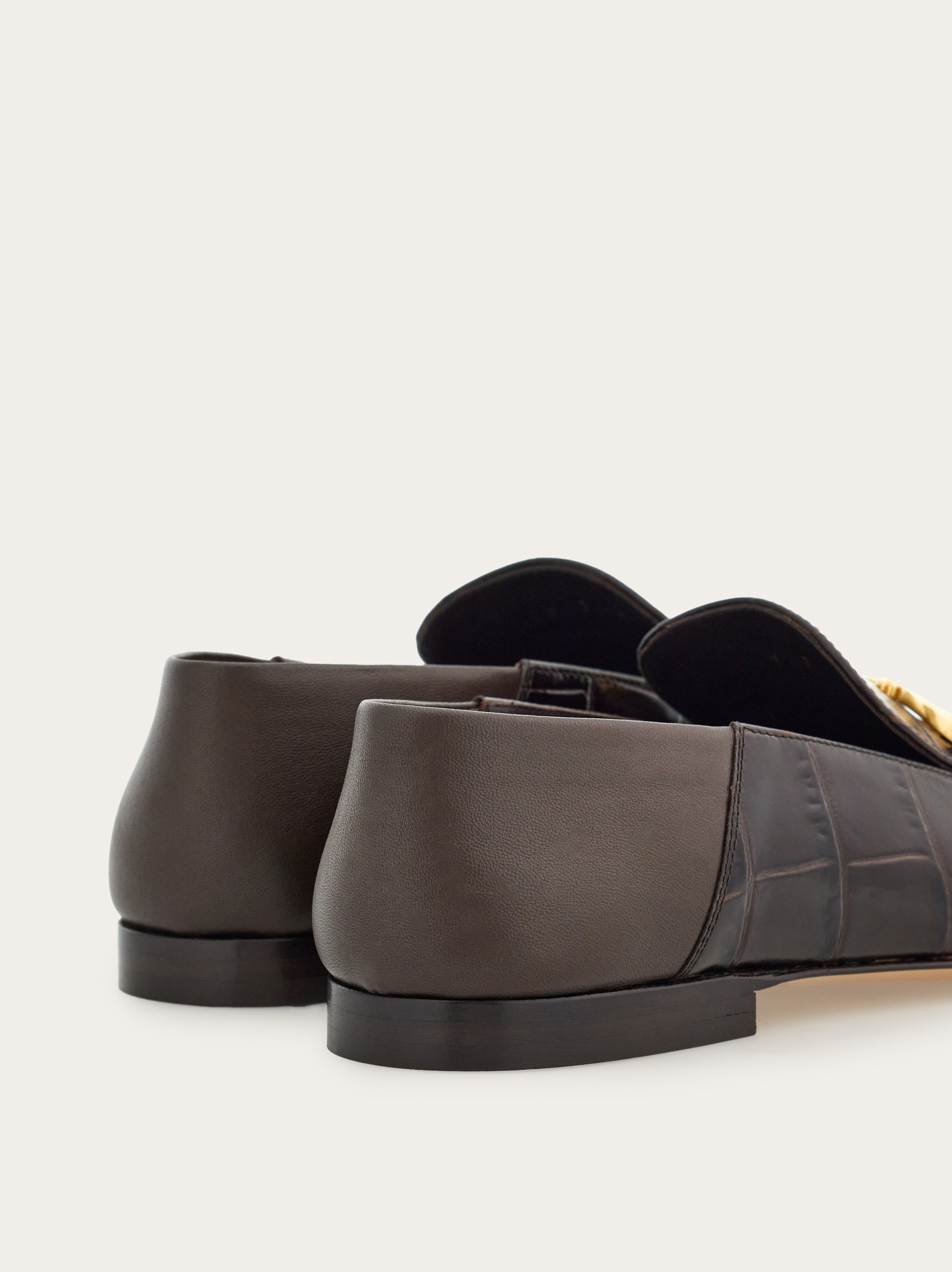 Loafer with Gancini ornament - 4