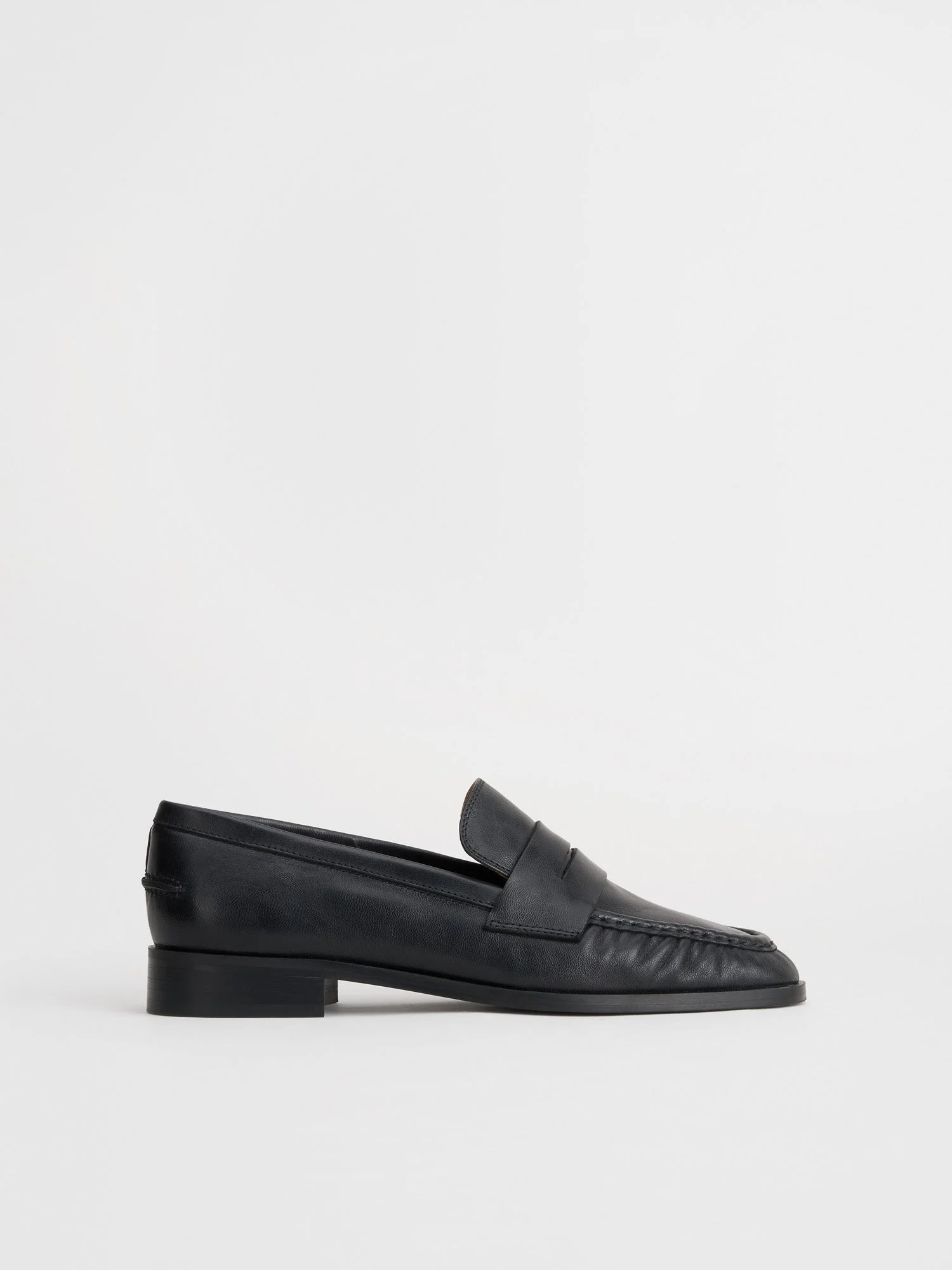 Airola Black Nappa Loafers - 1