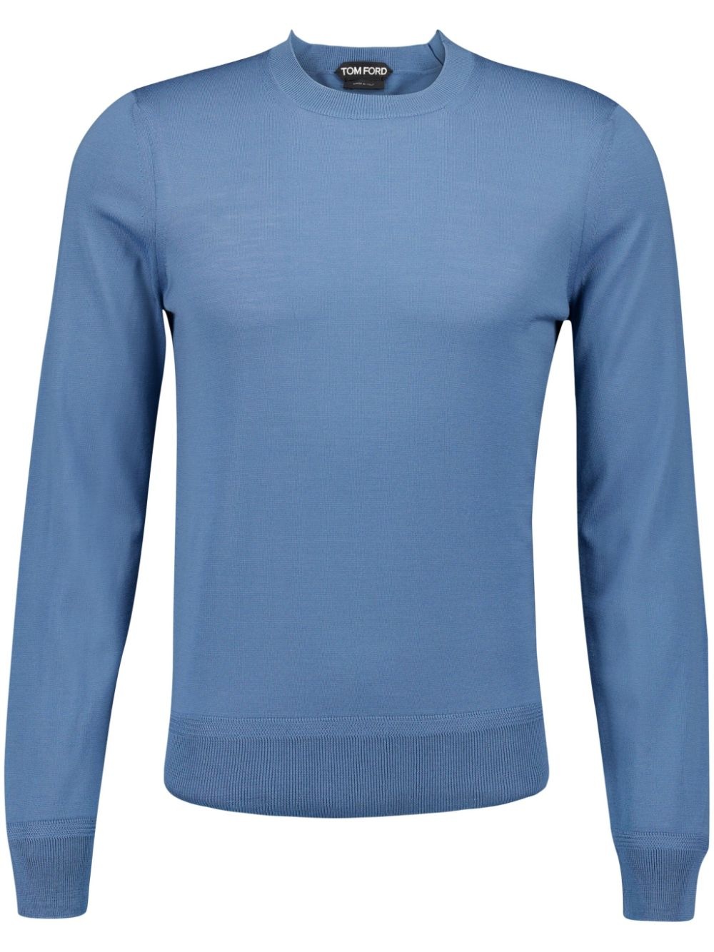 merino wool crew-neck sweater - 1