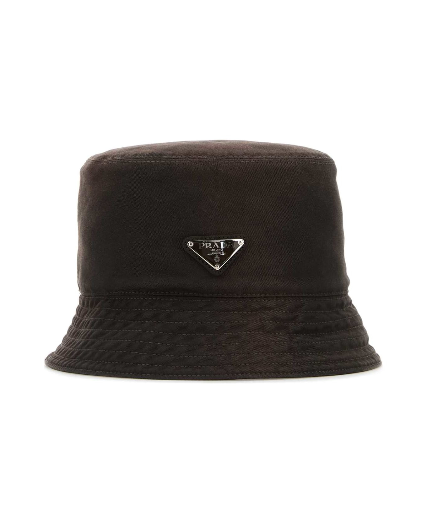 Brown Cotton Bucket Hat - 2