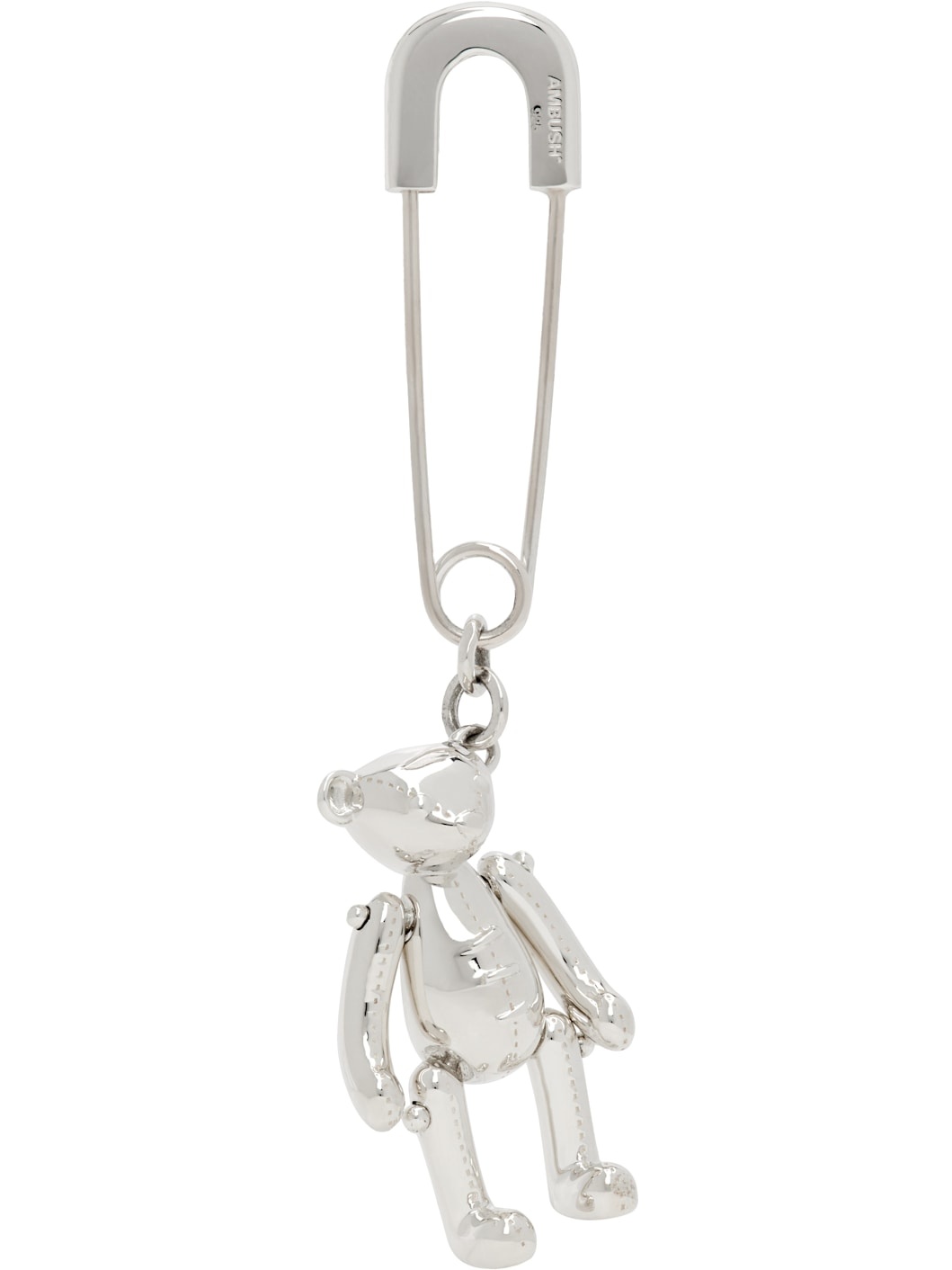 【AMBUSH】TEDDY BEAR CHARM EARRING 2色展開 Silver Gold Teddy Bear Charm Earring - Seven Season
