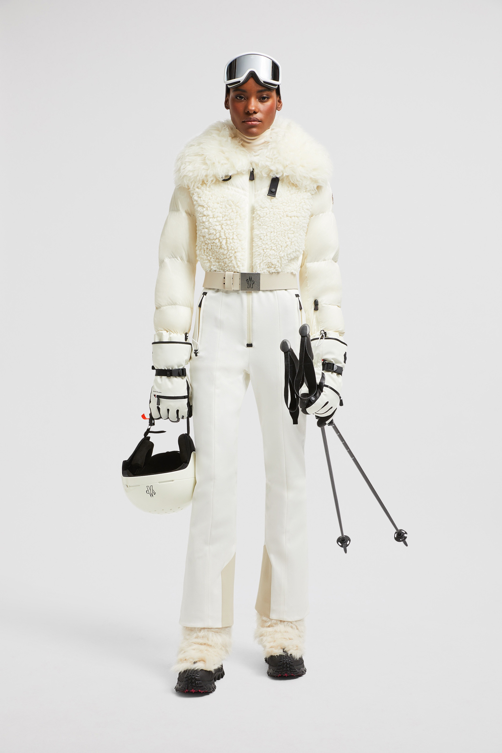 Padded Twill & Wool Ski Suit - 2