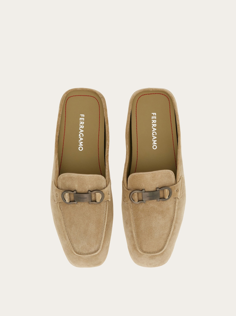 FERRAGAMO Loafer mule with Gancini ornament outlook