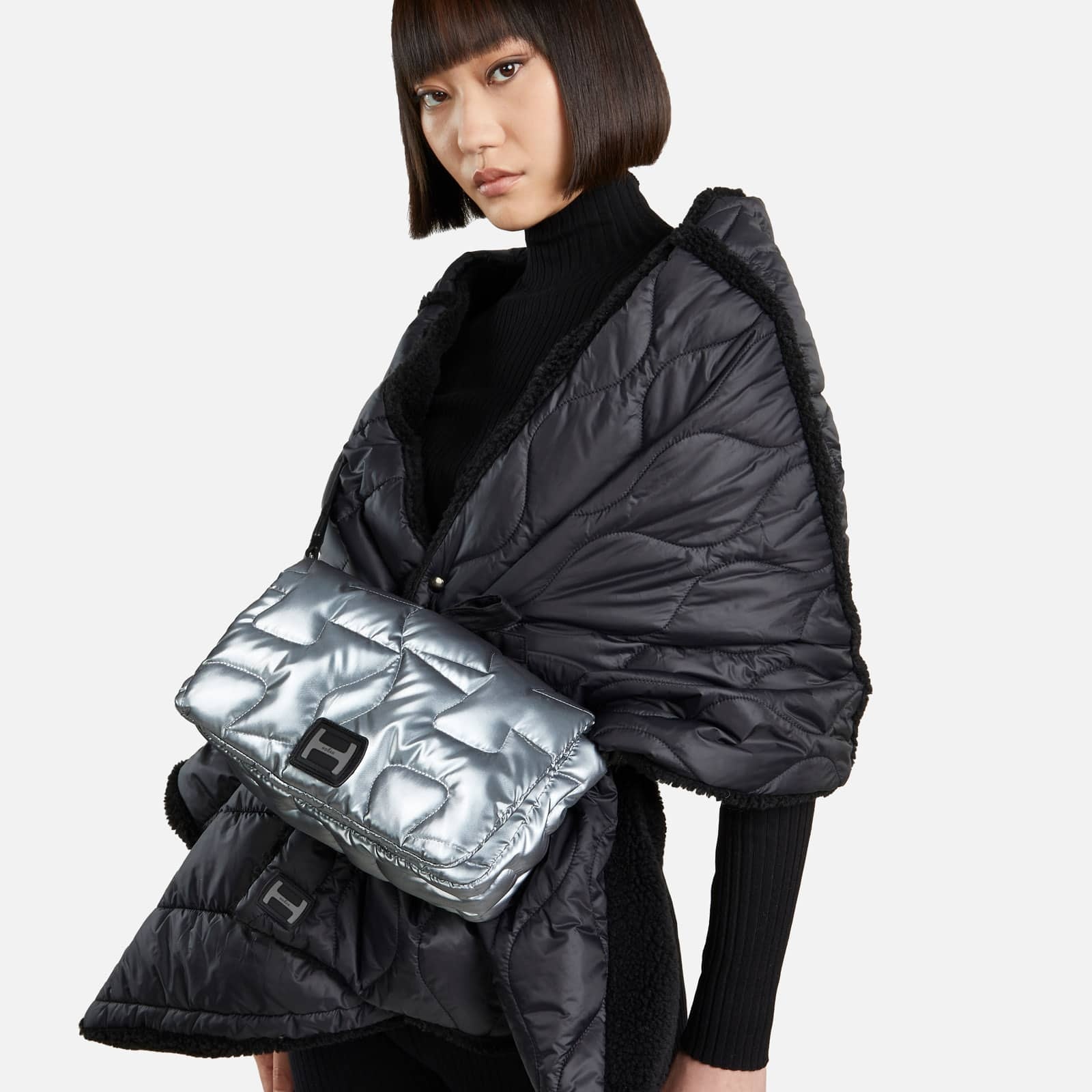 Quilted Crossbody Silver - 4