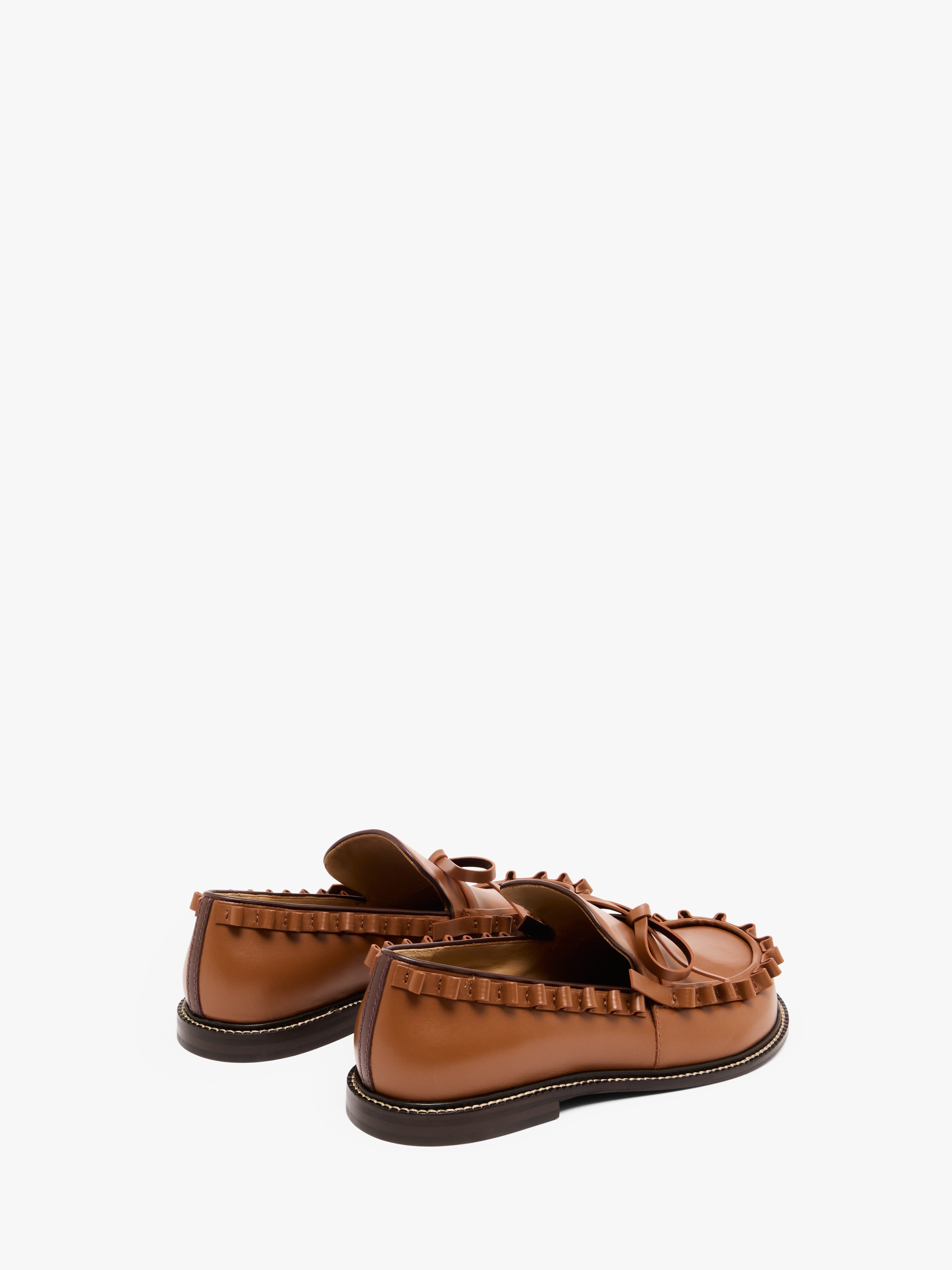 RUFFLE LEATHER MOCCASSIN - 3