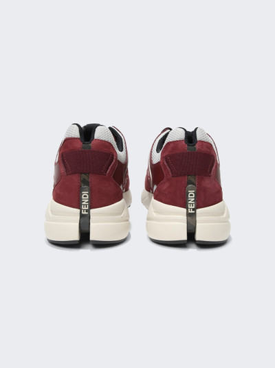 FENDI Faster Sneaker Burgundy outlook