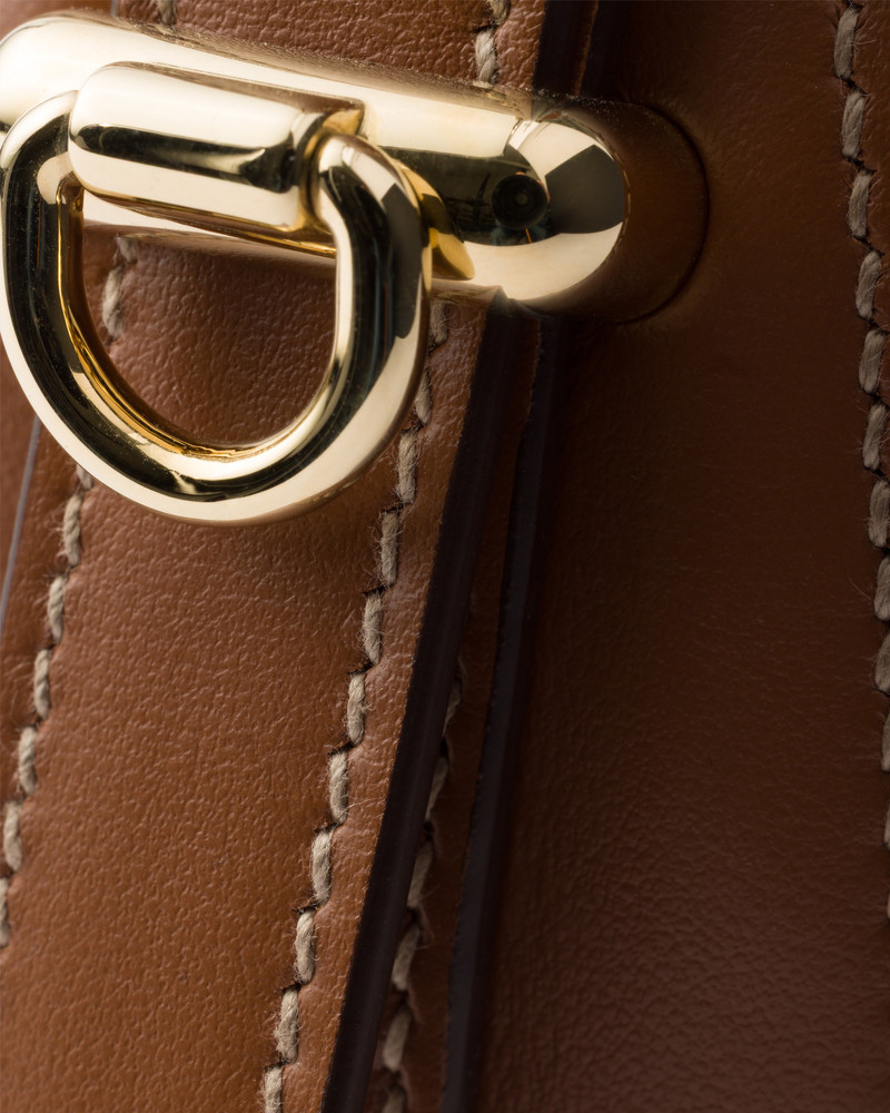 Prada Arqué mini leather shoulder bag 5