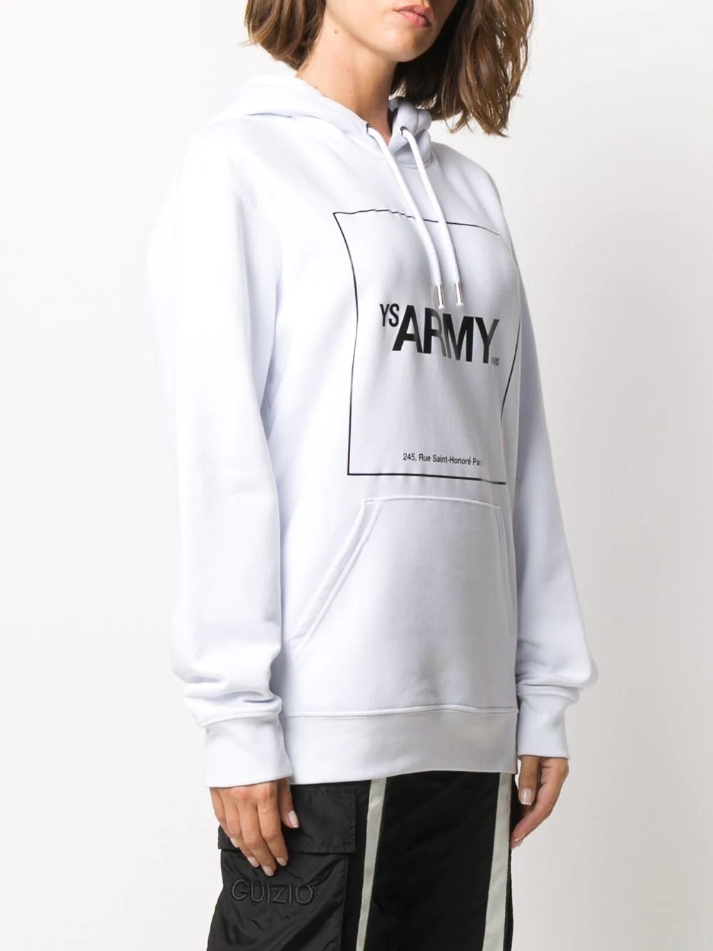 graphic-print long-sleeved hoodie - 3