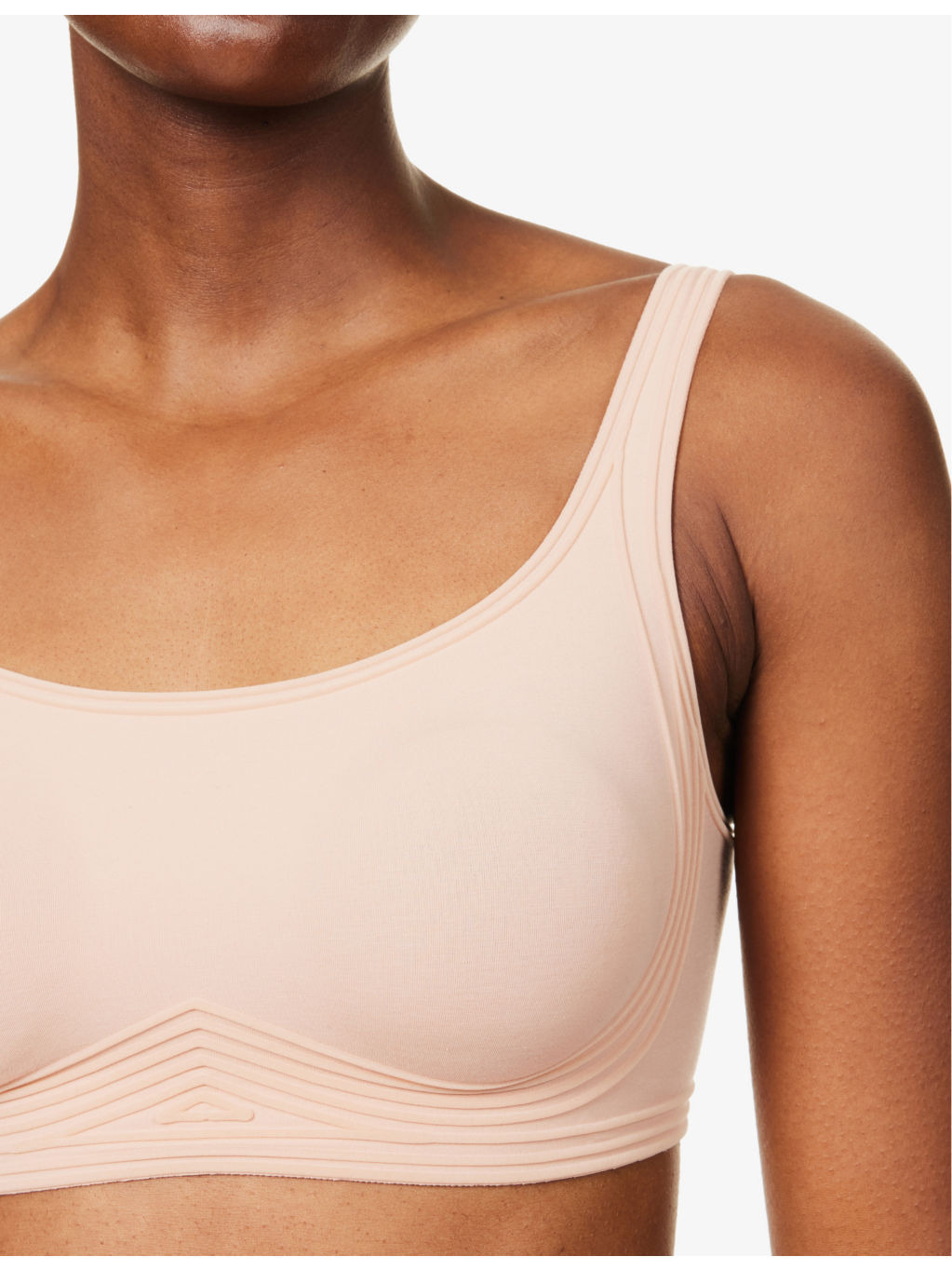 Contour Skin scoop-neck stretch-woven bra - 4