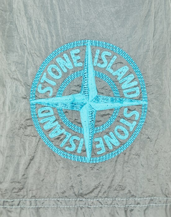 B0948 'STITCHES FIVE' EMBROIDERY_NYLON METAL IN ECONYL® REGENERATED NYLON SKY BLUE - 3