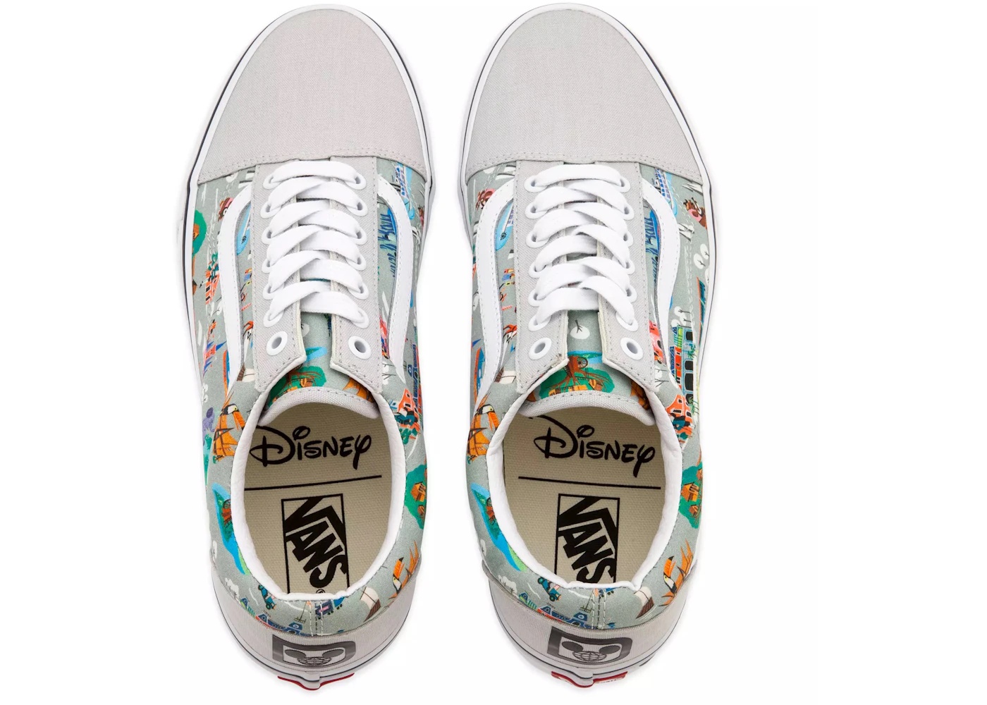 Vans Old Skool Walt Disney World 50th Anniversary Park Map - 2