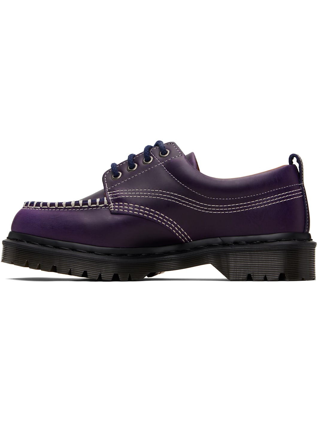 Purple Orleans Leather Lowell Derbys - 3