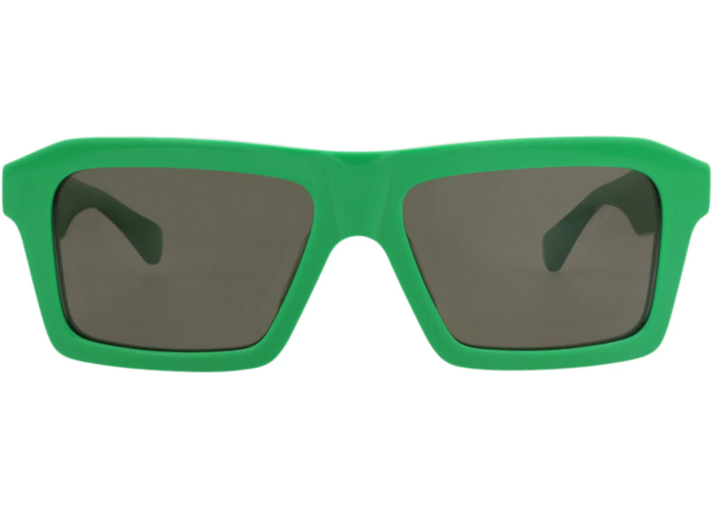 Bottega Veneta Square-Frame Recycled Acetate Sunglasses Green Green Green (BV1213S-30014256-003) - 1