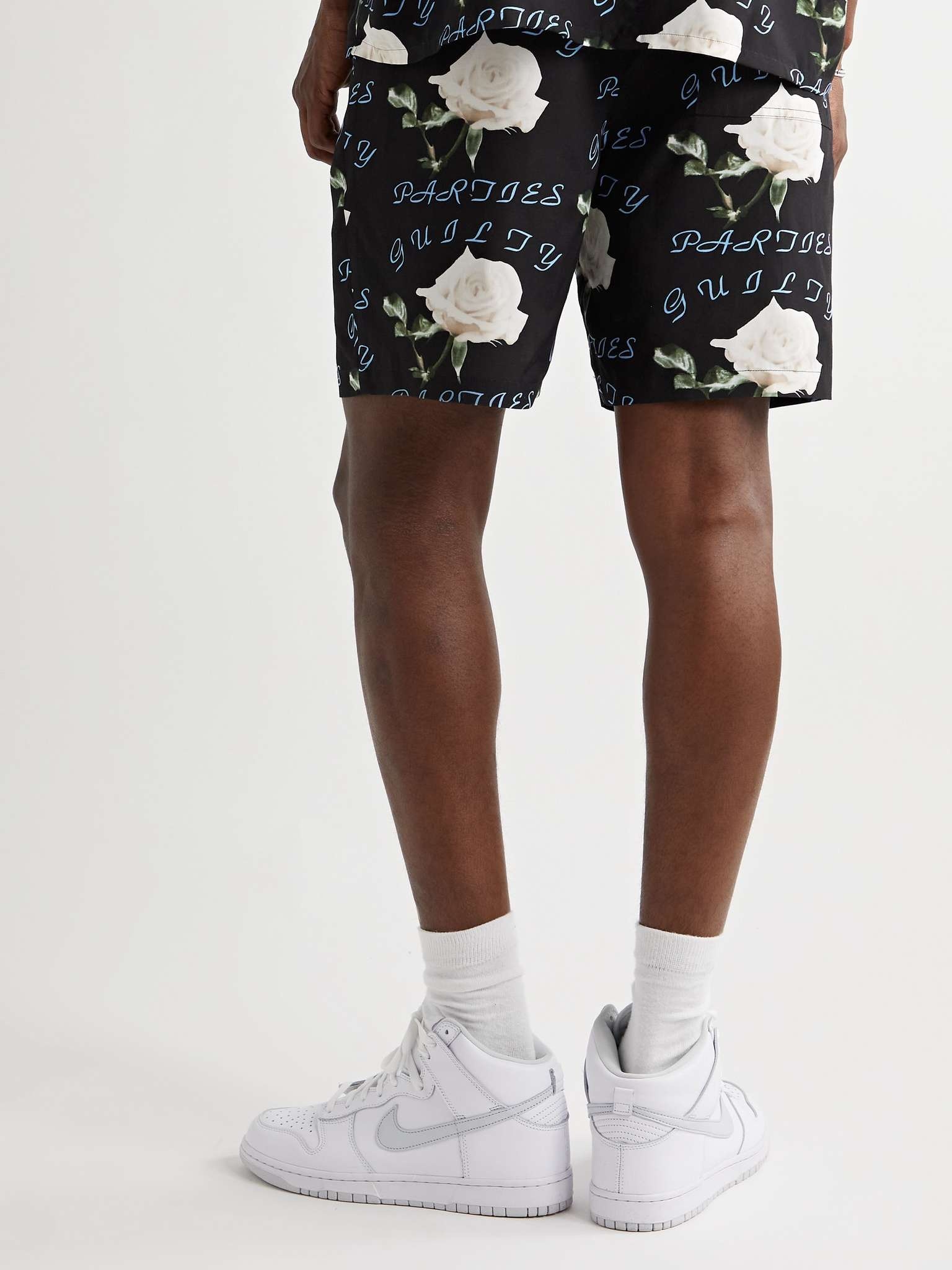 Printed Woven Shorts - 4