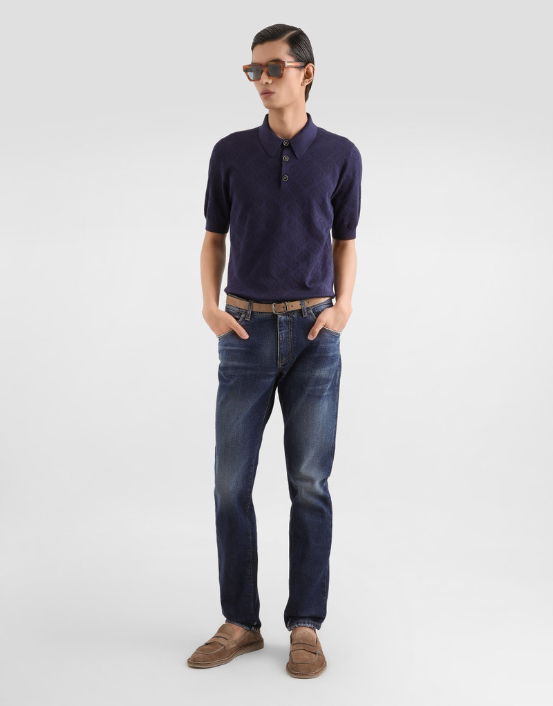 Dolce & Gabbana Silk polo shirt outlook